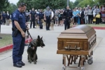 Pogrzeb policyjnego psa