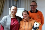Raili Halme wraz z mężem Heikki Lindqvist oraz Agnieszka Nojszewską z Akademii Porozumiewania się ze zwierzetami Dobry Pies.